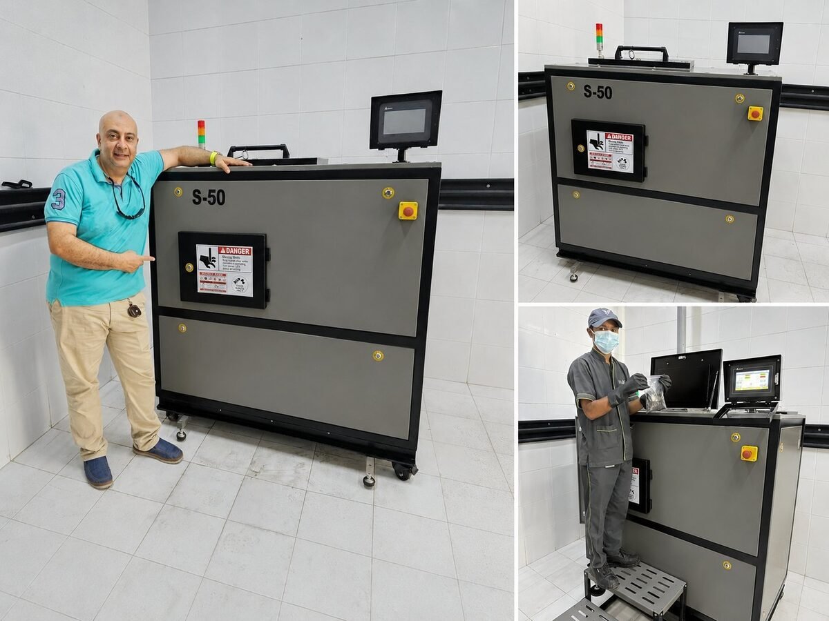 Econova S-50 composter at Wasl Green Park, Dubai